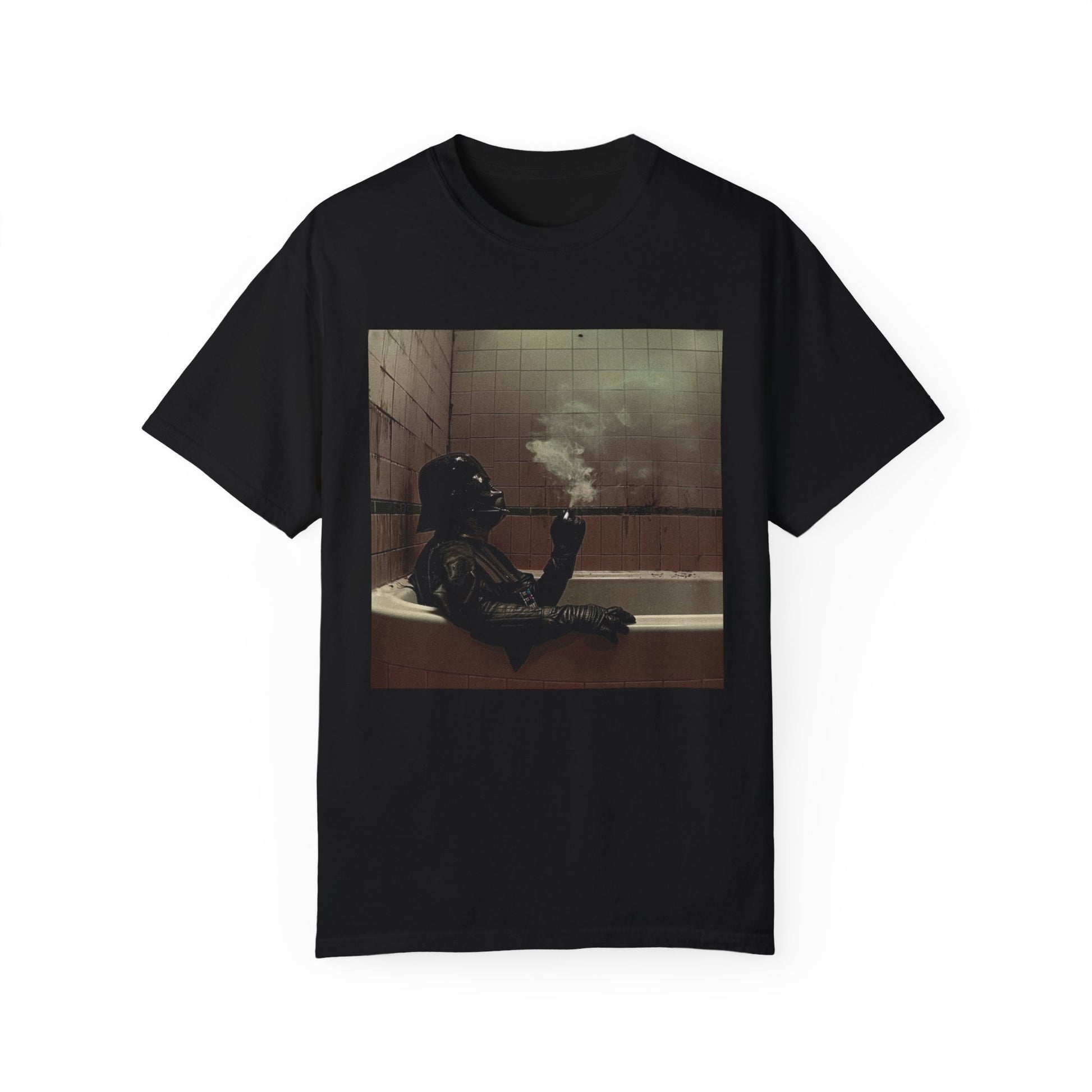 &quot;Darth Vader Smoking In Bathtub&quot; Tee