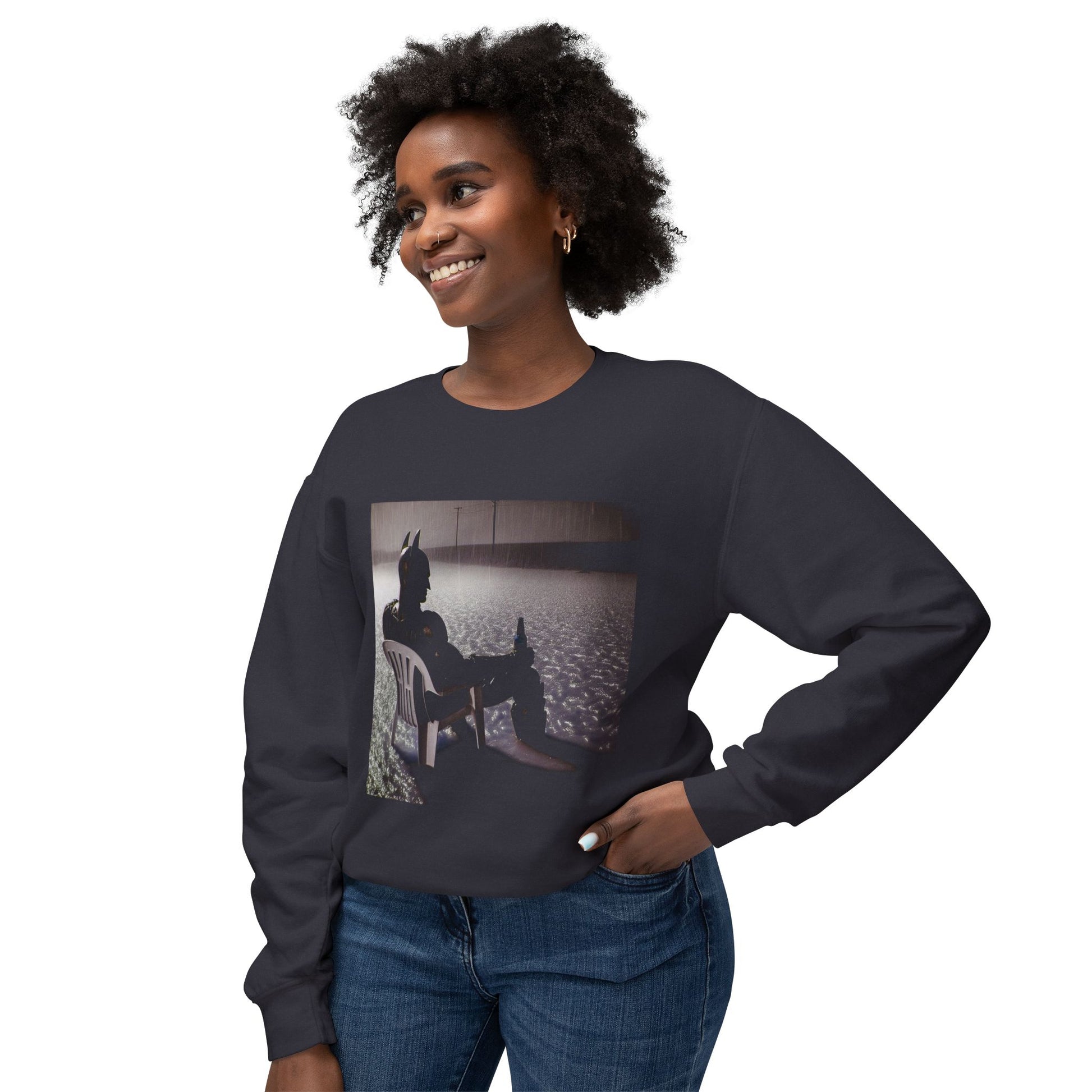 &quot;Batman in the Rain: A Night Off&quot; Sweatshirt
