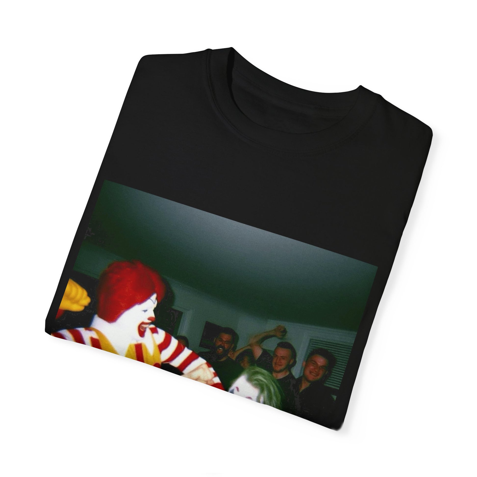 &quot;Clown Showdown: Ronald vs. Joker&quot; T-shirt