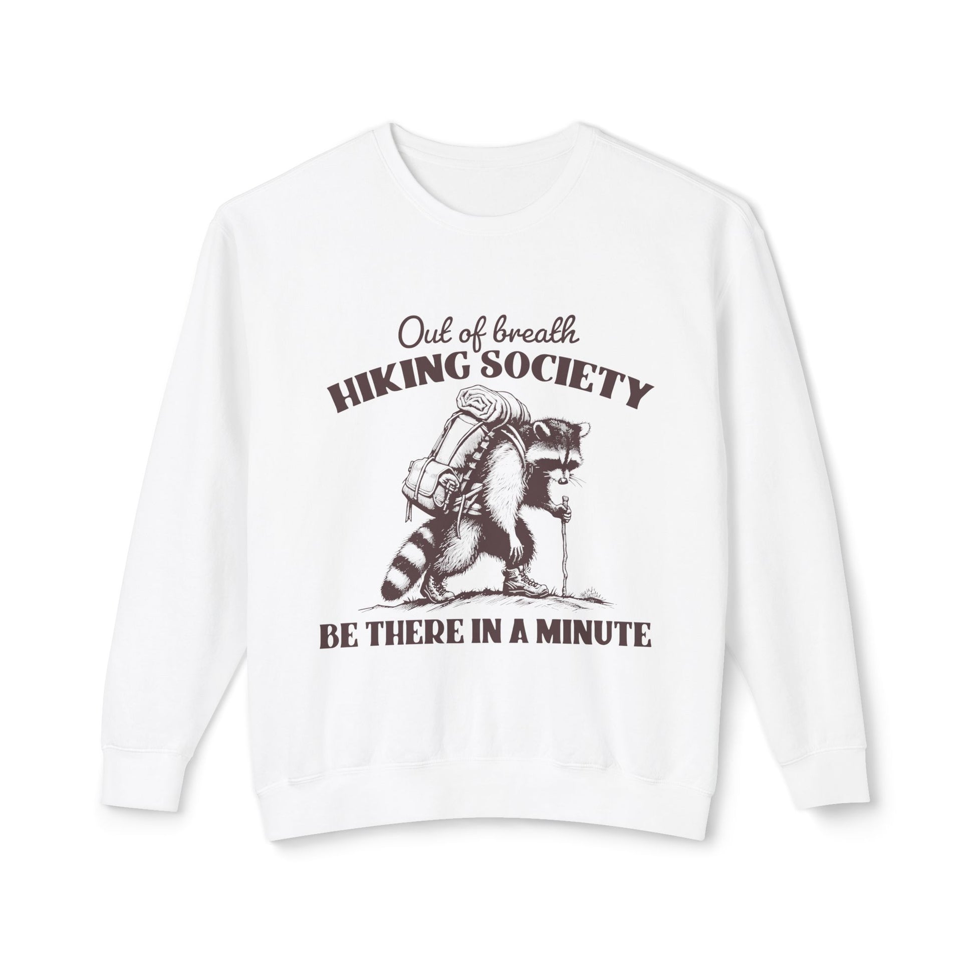 &quot;Out Of The Breath Hiking Society&quot; Sweatshirt