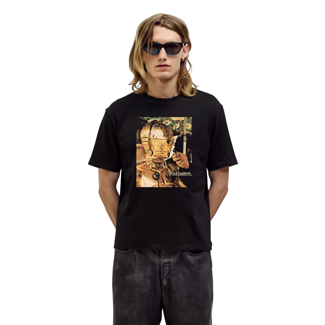 &quot;C-3PO Smoking&quot; T-Shirt