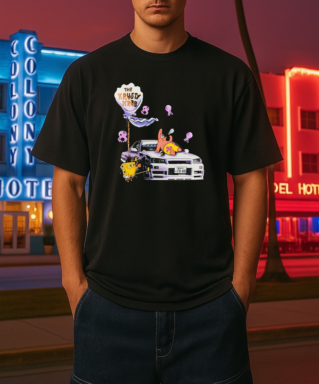 &quot;Krusty Drift Club&quot; T-Shirt