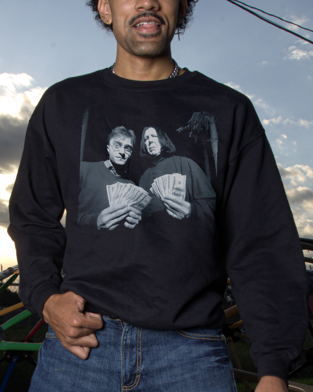 &quot;Unexpected Fortune in the Shadows&quot; Sweatshirt