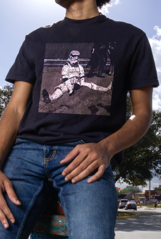 "Stormtrooper Playing On The Beach" T-Shirt