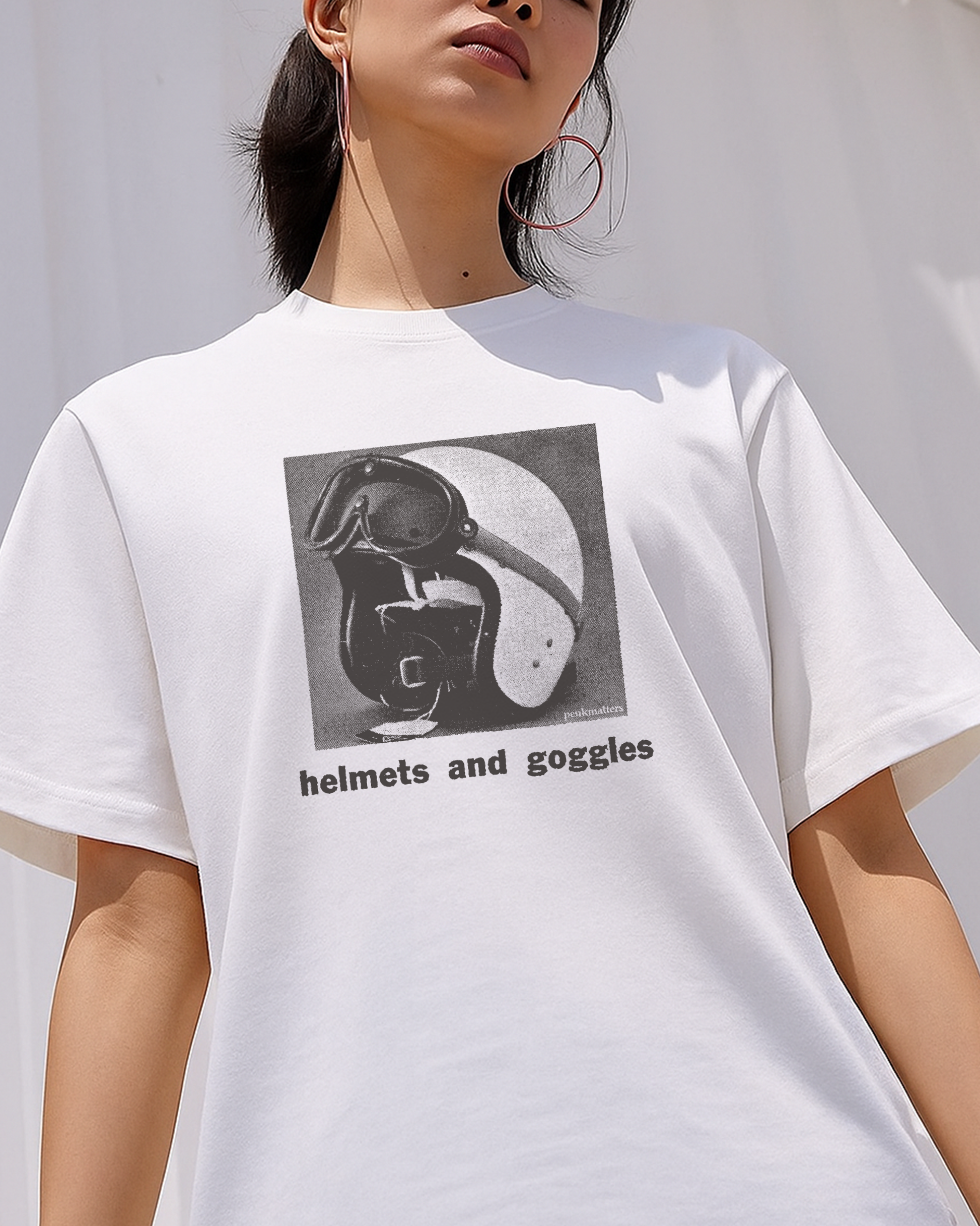 &quot;Helmet&quot; T-shirt