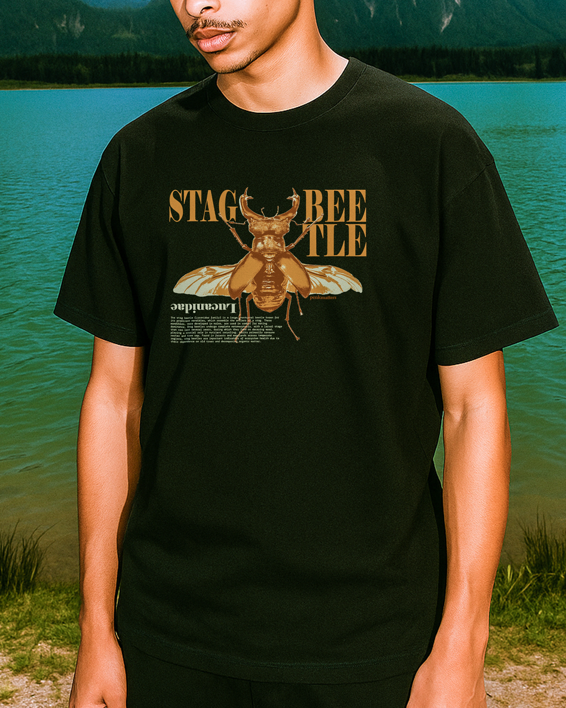 &quot;Stag Beetle&quot; T-shirt