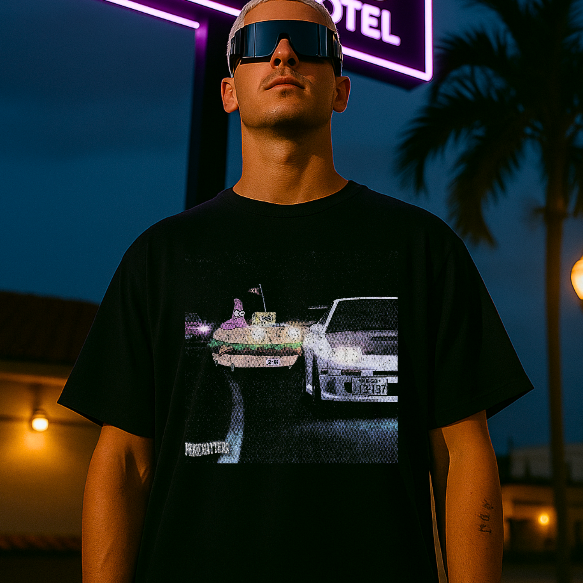 &quot;Bikini Bottom Drift Club&quot; T-Shirt