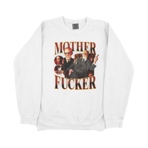 Motherf*cker sweatshirt with bold and humorous graphic.
