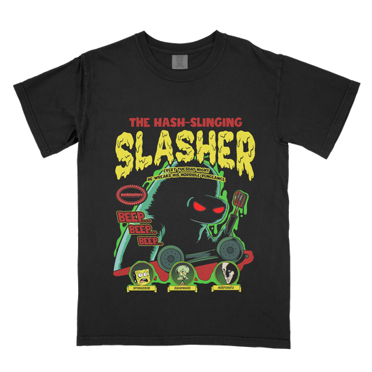 "The Hash-Slinging Slasher" T-Shirt